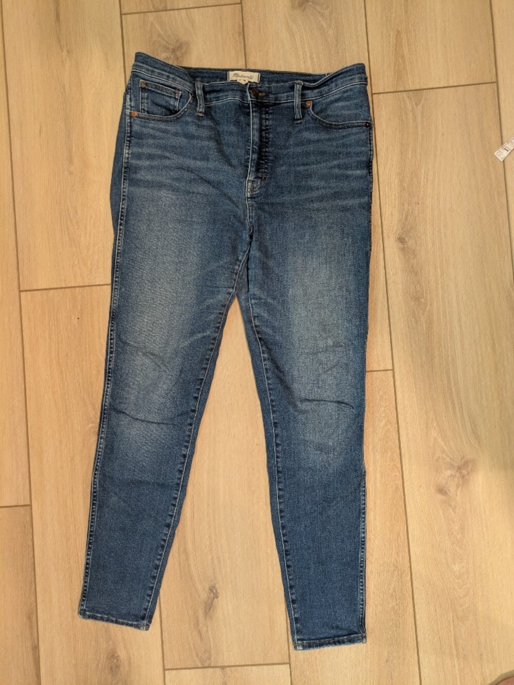 Madewell High Waisted Skinny Jeans - Stretch - Size 31 Tall - GUC